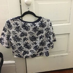 Printed Crop Top